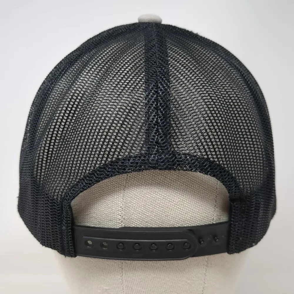 80Eighty Trucker Hat Beige Black One Size Snapback Mesh Innovating Dreams Patch
